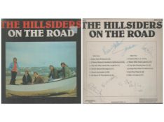 Multi signed Kevin McGarry plus 4 others Dedicated. The Hill Siders On The Road 12 Inch Vinyl 33 1/3