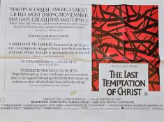 The Last Temptation of Christ Approx. 30x40 Inch original movie poster from the 1988 American epic
