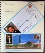 Opera Luciano Pavarotti signed 1992 cover with Glasgow exhibition hall postcard. Good condition. All