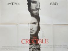The Crucible Approx. 30x40 Inch movie poster. Daniel Day-Lewis & Winona Ryder. Good condition. All