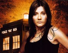 Michelle Collins signed 10x8 inch DR WHO colour photo. Good condition. All autographs are genuine