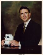 James B. Irwin signed NASA original 10x8 inch colour photo dedicated. From single vendor Space