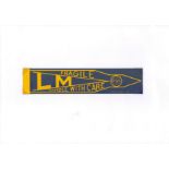 NASA LM6 Apollo 12 8x2 inch logo decal. From single vendor Space Astronaut collection including NASA