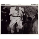 Thomas K. Mattingly II signed NASA original 10x8 inch black and white photo pictured during the