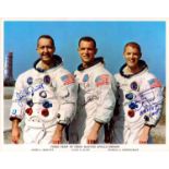 James A. McDivitt, David R. Scott and Russell L. Schweickart signed NASA original Prime Crew of
