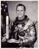 Edward White II signed NASA official 10x8 inch black and white photo. Edward Higgins White II (
