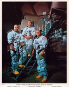 James Lovell JR and Frank Borman signed NASA original Prime Crew of Second Manned Apollo Mission