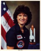 Sally K. Ride signed official NASA 10x8inch colour photo. From single vendor Space Astronaut