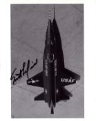 Scott Crossfield signed 10x8inch black and white photo. From single vendor Space Astronaut