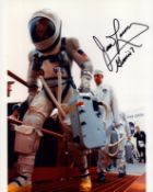 James Lovell signed NASA Gemini 7 10x8 inch colour photo pictured in Lightweight pressure suit