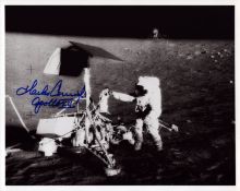 Charles Conrad Jr signed 10x8 inch black and white pictured during the Apollo XIII mission. From