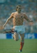 Football Jan Wooters signed 12x8 inch colour photo pictured in action for the Netherlands. Good