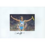 Athletics Debbie Ferguson-McKenzie signed 12x8 inch colour photo. Debbie Ferguson-McKenzie (born