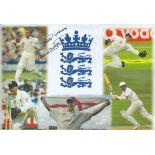 Cricket Alec Stewart signed 16x12 inch colour montage photo. Good condition. All autographs are