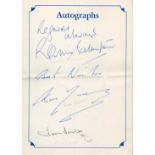 Football Tom Finney, Ronnie Clayton and Ron Yeats signed Preston North End sportsman dinner multi