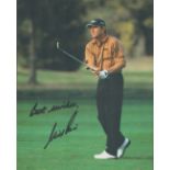 Golf Nick Price signed 10x8 inch colour photo. Good condition. All autographs are genuine hand