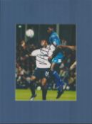 Football Victor Anichebe signed 16x12 inch overall mounted colour photo. Good condition. All