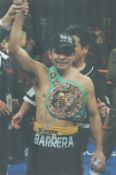 Boxing Marco Antonio Barrera signed 12x8 inch colour photo. Good condition. All autographs are