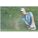 Golf Danny Willett signed 12x8 inch colour photo. Good condition. All autographs are genuine hand