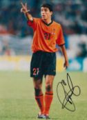 Football Roy Makaay signed 12x8 inch colour photo pictured in action for the Netherlands. Good