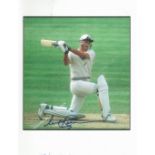 Cricket Richard Hadlee signed 12x8 inch colour photo pictured in action for New Zealand in test