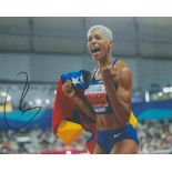 Athletics Yulimar Rojas signed 12x8 inch colour photo. Yulimar Rojas Rodríguez (also known as