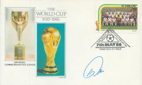 Football Kerry Dixon signed The World Cup 1930-1986 official commemorative cover PM World Cup