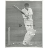 Cricket David Gower signed 10x8 inch vintage black and white photo. Good condition. All autographs