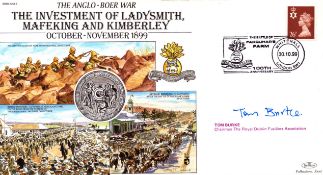 Tom Burke signed FDC The Anglo-Boer War The investment of ladysmith mafeking and Kimberley October -