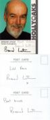 Hollyoaks Signatures on Hollyoaks Card. Signature of Bernard Latham (Gordon Cunningham). Good