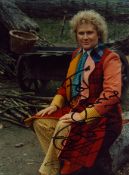 Colin Baker signed as The Doctor 6x8 inch colour photo. Good condition. All autographs are genuine