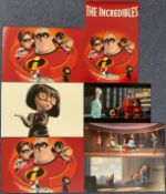 Collection of 7 Incredibles 1 and Incredibles 2 unsigned coloured pictures, varied sizes. Good