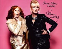 Joanna Lumley signed Absolutely Fabulous 10x8 colour photo dedicated. Good condition. All autographs