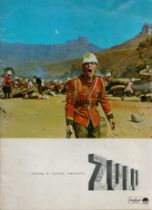 Zulu Movie Brochure in Japanese 12.5x9.5 inch. Good condition. All autographs are genuine hand