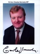 Charles Kennedy signed 6x4 inch colour photo. Good condition. All autographs are genuine hand signed