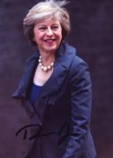 Theresa May signed 7x5 colour photo. Good condition. All autographs are genuine hand signed and come