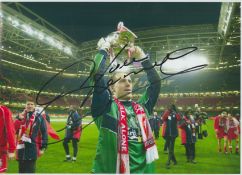 Sander Westerveld signed 12x8 colour photo. Good condition. All autographs are genuine hand signed