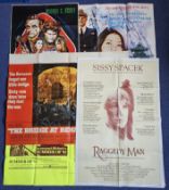 Collection of 5 Film posters, varied sizes (Raggedy Man, Seven Nights in Japan, The Bridge of