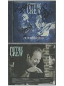 Nick Van Eede and current guitarist signed CD insert for I'm on the guest list by Cutting crew. CD