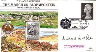 General Sir Michael Walker signed FDC The Anglo-Boer War The march on Bloemfontein 7th-13th March