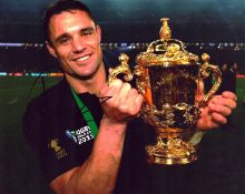 Dan Carter New Zealand rugby union player signed 10x8 inch colour photo. Good condition. All