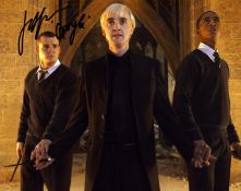Josh Herdman signed 10x8 inch Harry Potter colour photo. Good condition. All autographs are