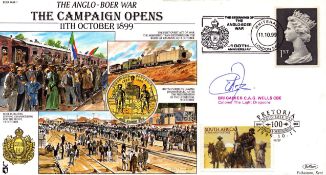 Brigadier C A G Wells signed FDC The Anglo - Boer War the Campaign Opens 11th October 1899. 1