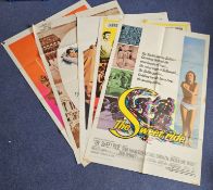 Collection of 5 Film posters, varied sizes (The Sweet Ride, A Girl Named Tamiko, Red Sky at Morning,