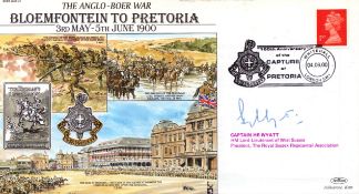 Captain Hr Wyatt signed FDC The Anglo-Boer War Bloemfontein to Pretoria 3rd May-5th June 1900. 1