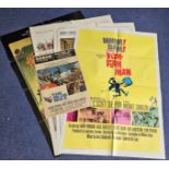Collection of 5 Film posters, varied sizes (Wham Blam the Film Flam Man, How the West Was Won, The