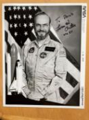 Loren Acton Payload Specialist signed 10 x 8 b/w NASA. From single vendor Space Astronaut collection