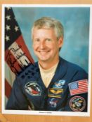 NASA Astronaut Steve Hawley signed 10 x 8 inch colour NASA litho photo to Derek. STS41, 61, 31,