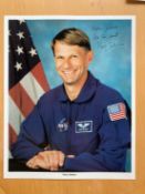 NASA Astronaut Piers Sellers signed 10 x 8 inch colour NASA litho photo to Derek. From single vendor