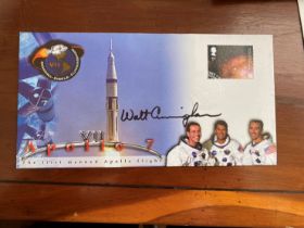 Apollo 7 Walt Cunningham signed Space cover NASA Astronauts. 2002 postmarked cover. Superb